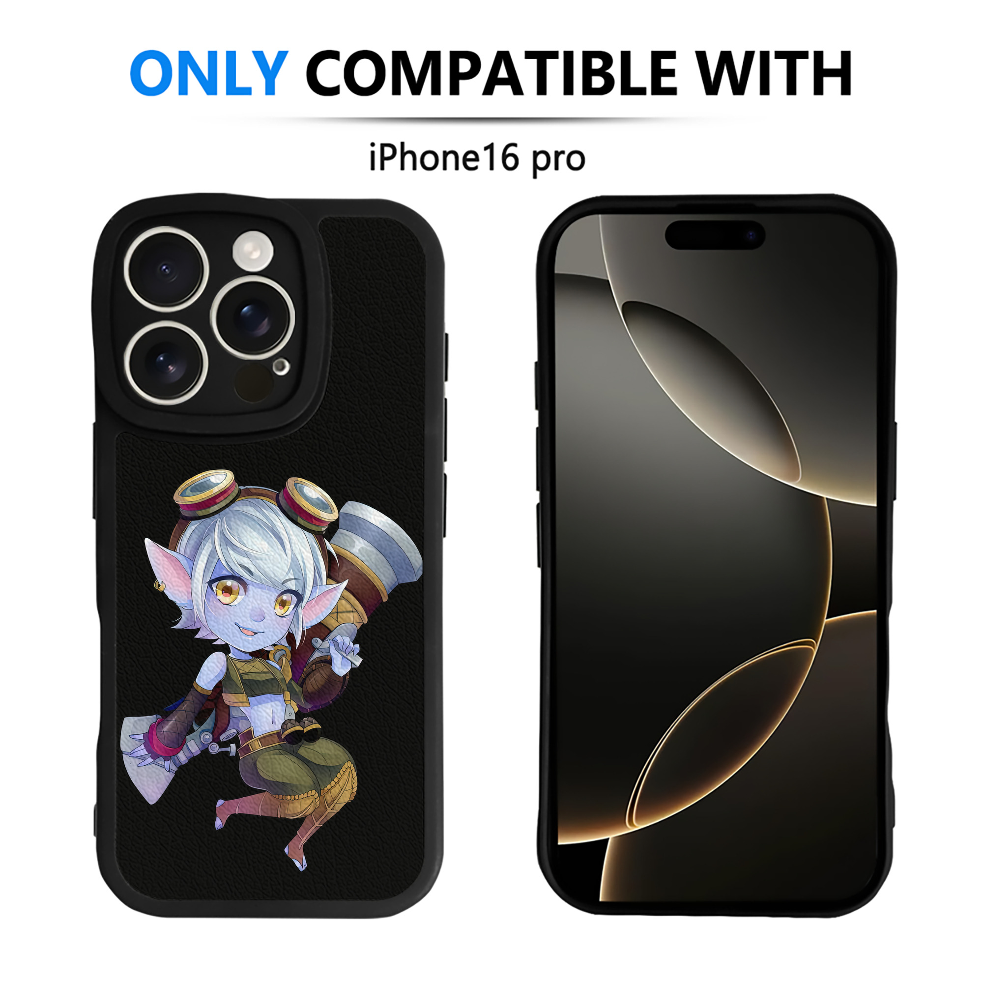 リーグ・オブ・レジェンド League of Legends LOL 【iPhone 16シリーズ対応】シリコンスマホケース（レザー調） 材質：シリコン